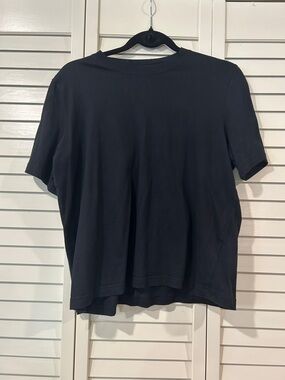 H&M Divided Black Relaxed Crewneck Tee Size M
